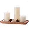 Kerzenhalter Dia 8cm Glashalter für Wohnkultur rustikale süße Vasen Blumen Terrariumkugel Blume Vase