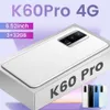 Горячий новейший K60 Pro 16GB+1TB Смартфон 7,2 дюйма AMOLED Ecrem 72MP+108MP Android13 5G Телефон GSM/LTE/CDMA Cellular