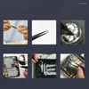 Kits de réparation de montres 93302 outils antistatiques en fibre de carbone Tweezers Plastique pour horloger