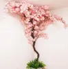 Vine di ciliegio artificiale Vine falsa fiore di fiori di ciliegio ramo sakura gambo per albero di nozze decorativo decorativo artificiale 4067678