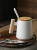 Muggar kinesiska vintage kaffekopp set keramisk kreativ värme resistant frukostmugg med handtag filter par koppar copo de cerveja c c