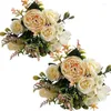 Flores decorativas Casamento artificial de natal artesanato Wreath Home Decors Acessórios noiva segurando scrapbooking hidrangea peony