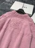 CE Triumph -Bogen Jacquard Pink Pullover für Frauen im Herbst und Winter neu