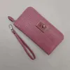 Designer Handbag Vendita a caldo 50% Portafoglio sconto per donne Gus Nuovo semplice modello di coccodrillo sacca portatile colore zero portafoglio documento scheda di media lunghezza