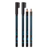 Menow 12pcs/box Smooth wood sweat-resistant Black eyebrow eyebrow pencil with brush