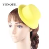 Berets 12Color 17Cm Fascinator Hats DIY Millinery Hair Accessories Top Cute For Occasion Nice Wedding Headwear