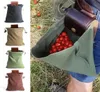 Cuir et toile Bushcraft Sac Canvas Pouche de nourriture pour la randonnée Camping Treasures Sequills Easy Looping Around Belts Bags2789134