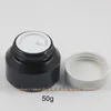 Bouteilles de rangement 15g 30g 50g Brun Amber Glass Crème Jar Cosmetic Eye Can Mask Pot Facial Lotion Tin Soins Conteneur d'emballage