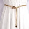 Belts Waist Chains Lightweight And Durable Needle Buckle Metal Chain Decorative Easy To Wear Weight 110 Grams