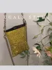 Drawstring Women Diamond Wedding Clutch Purse Handbag Rhinestone Evening Bag For Party Sequin Gold Silver Shoulder