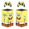 Joysticks New Cartoon Skin Sticker Decal Cover for Xbox Series X Console and 2 Controllers Skins Vinyl