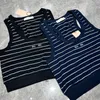 24 designers chars camis t-shirts de mode t-shirts t-shirts féminins chemise nouveau ventre rayée bleu noir sml top chemisier mon haut strey streetwear tops crop top