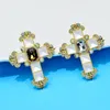 Broches Cindy Xiang Crystal Cross for Women 4 Cores Dispos