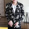 elegant Plaid Patterns Blazer for Men Single button Geometric Style Casual Suit Jacket Notched Lapel Male Fashion Royal Plaid Coat Italian brand