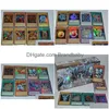 Kortspel Yuh 100 Piece Set Box Holographic Yu Gi Oh Game Collection Children Boy Childrens Toys 220725 Drop Delivery Gifts Puzzles DHQFX