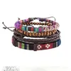 Charm Bracelets Bracelet For Couple Trending Product Ethnic Style Fabric Multi-layer Retro Hand-woven Simple Set Bangle Unisex