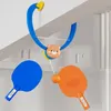 Wiszący trener tenisowy z rakietą Mini Badminton Tennis Ball rodzic-dziecko interaktywna gra na zewnątrz dla dzieci