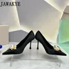 Klänningskor Summer Ladies High Heel Sandals Gold Flower Formal Party Designer Brand Ankle Strap Bridal Pumps