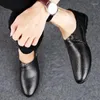 Casual Shoes Men Loafer 2024 Spring Aurumn Fashion Boat Slip On Classic Drive Genuine Leather Comfy