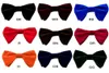 Neck Ties Mens Velvet Vintage Double Layer PreTied Handmade Bow Tie Glitter Solid Color Tuxedo Big Oversized Adjustable Length Ne3174906