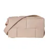 Early Spring 2021 Catwalk Show Mini Woven Clutch Envelope Breast Bag Leather Purse Chain Cassette Designer Messenger