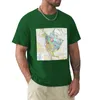 Men's Polos USGS Mapa geológica da América do Norte Fãs de Sports Sports Customs Design seus próprios tamanhos e camisetas brancas simples homens