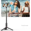 Selfie monopods fangtuosi 2023 yeni kablosuz katlanabilir bluetooth selfie sopa monopod ile bluetooth deklanşör alüminyum alaşım tripod için iPhone y240418