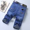 Jeans para hombres Diseñador de lujo Shorts Shorts Jeans Men Purple Fashion Fashion Men Womens Shortpants Slim Unisex Denim pantalones Hip Hip Hip Pantalones de jeans rasgados