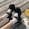 Kleiderschuhe Mary Jane Elegant und Mode Frauenschuhschuhen -Plattformstiefel für Knöchelbootschicelegant