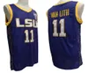 10 Angel Reese LSU Tigers Jerseys de basket-ball masculin cousu 11 Hailey van Lith LSU Jersey pourpre