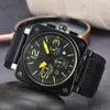 Bell and Ross New Bell Watchs Global Limited Edition Business Business Chronograph Ross Luxury Date Fashion Casual Quartz Mens Watch Bn02 Высокое качество