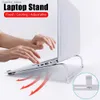 Inne komponenty komputerowe Luksusowe aluminium metalowy metalowy laptop stojak laptopa chłodnica PC Stand Stand Rura przeciwpoślizgowa Obsługa laptopa MacBook Pro Air Y240418