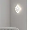 Lampada a parete moderna minimalista a forma geometrica LED acrilico LED INDIFICAZIONE per decorazioni per la camera da letto decorazioni per la casa