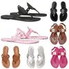 Дизайнерские сандалии для женских тапочек Slides Sliders Тройной черный розовый коричневый сандал кожа.