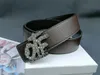 Off Designer Belts Men Women Cinks of Mens and Women Offw Belt with Fashion Big Bubble Real Leather Top Top High Quality