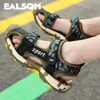 Children Boys Sandals Sports Leather Cut-outs Child Summer Big Boy Beach Sandals Childrens Shoes Kids Canvas Running Rain Flats 240407