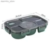 Bento Boxes Beau-Bento Box Style Food Container Storage Box per bambini con tazza di zuppa Giappone Snack Box Sottointe