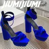 Chaussures habillées Jiumjiumi Femme faite à la main Platforme de couverture à la main