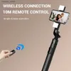 Selfie Monopods Portable Selfie Stick with Detachable Wireless Remote Control Extendable Lightweight Mobile Phone Stand for IOS/Android Y240418