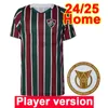 24 25 Fluminense Player Mens Soccer Jerseys Akeno Ganso Andre G. Cano Guga Marcelo John Kennedy Home Football Shirts Courte