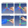 Kid Air Rocket Foot Pump Launcher Outdoor Air Pressed Stomp Soaring Rocket Toys Child Play Set Jump Sport Games Toy For Children 240418