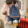 バックパックかわいいアヒルのお尻学校バッグ女性中学生の女の子バックパック