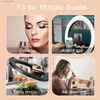 Continue verlichting LED Selfie Soft Ring Light met een lange arm telefoon statiefbeugel Bracket Cirkelvulling Licht Circulair Licht Make -up Foto Ring Licht Y240418