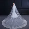 Wedding Hair Jewelry Wholesale White Ivory Cathedral Wedding Veils Lace Appliques 3*3M Long Bride bridal veil