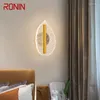 Wall Lamps RONIN Contemporary Leaves Lamp Indoor Living Room Bedroom Bedside Nordic Art El Corridor Hallway