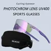 Pochromic Women Men Cycling Glasses MTB Mountain Road Bike Riding Sunglasses Outdoor Sports Goggles Bicycle Eyewear 240419