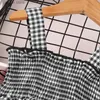 Girl's Dresses Dress Kids Girls 2-6 Years Black Plaid Slip Dress Cute And Casual Vacation Holiday Party Dress Graduation Clothes