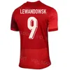 2024 Euro -Pokal Polen Fußball 9 Robert Lewandowski Jersey 1 Wojciech Szczesny 15 Kamil Glik 10 Piotr Zielinski 7 Arkadiusz Milik Football Hemd Kits Nationalmannschaft