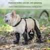 야외 모험을위한 개 의류 방수 신발 푹신한 눈과 들쭉날쭉 한 바위로부터 애완 동물의 발을 보호