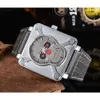 bell and ross New Bell Watches Global Limited Edition Stainless Steel Business Chronograph Ross Luxury Date Fashion Casual Quartz Mens Watch b05 high quality